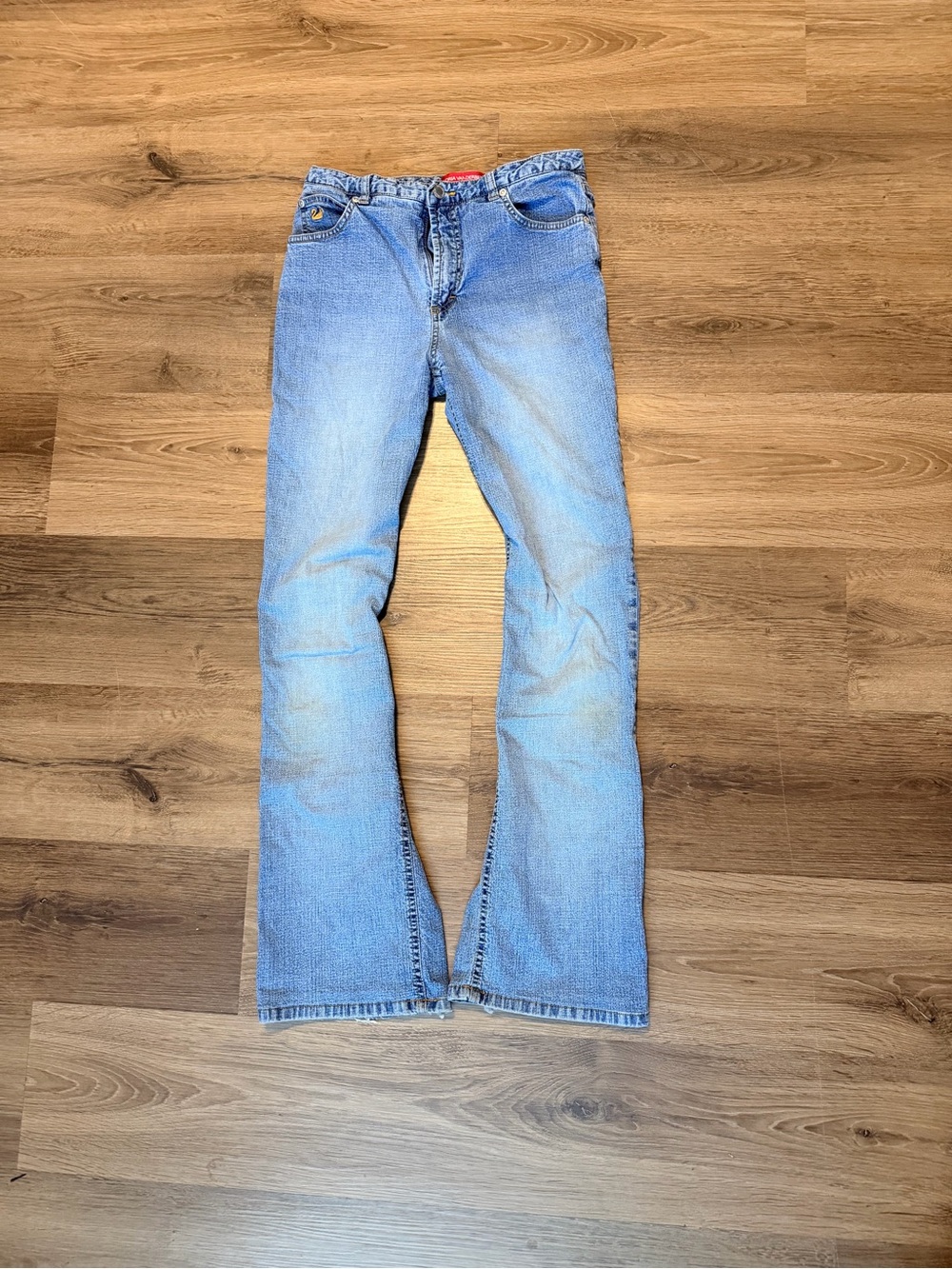Gloria Vanderbilt Light washed Blue Denim Flare Jeans